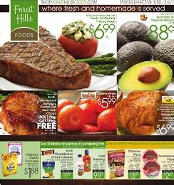 Forest hills foods weekly ad - View our weekly ad to view all of our weekly savings. MOBILE APP. Get access to exclusive specials and more. VIP REWARDS. Sign up today to start saving even more. LOCATIONS. Find your nearest Sullivan's location ...